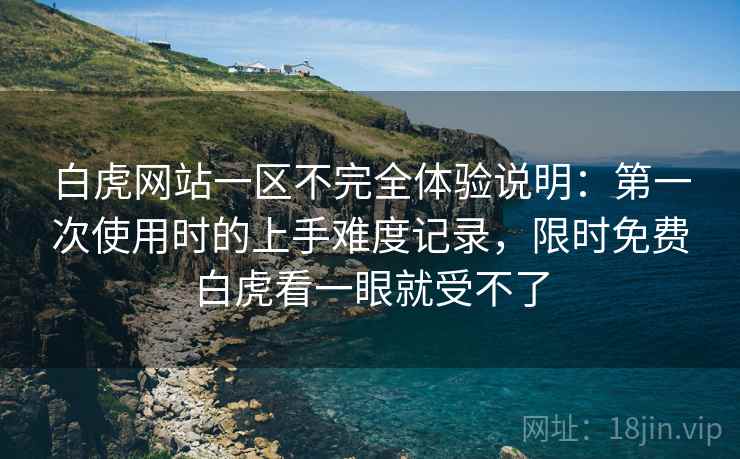 白虎网站一区不完全体验说明:第一次使用时的上手难度记录,限时免费白虎看一眼就受不了 白虎网站一区不完全体验说明:第一次使用时的上手难度记录,限时免费白虎看一眼就受不了