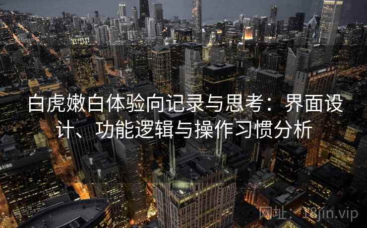 白虎嫩白体验向记录与思考：界面设计、功能逻辑与操作习惯分析