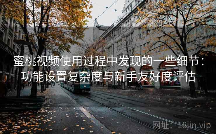 蜜桃视频使用过程中发现的一些细节:功能设置复杂度与新手友好度评估 蜜桃视频使用过程中发现的一些细节:功能设置复杂度与新手友好度评估