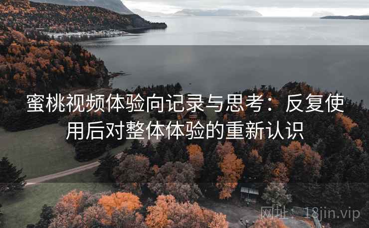 蜜桃视频体验向记录与思考：反复使用后对整体体验的重新认识